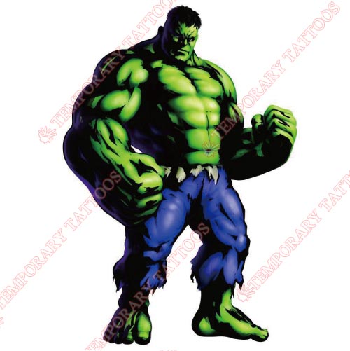 Hulk Customize Temporary Tattoos Stickers NO.184